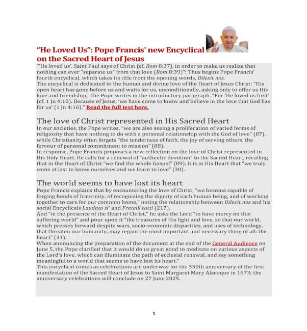 Sacred Heart Page 1